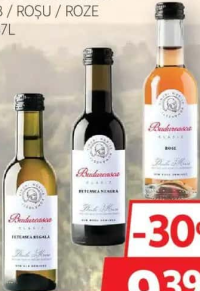 Budureasca Clasic Vin Alb / Roșu / Roze 0.187L
