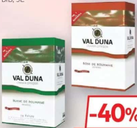 Val Duna Vin Alb / Roșu / Roze BIB 3L