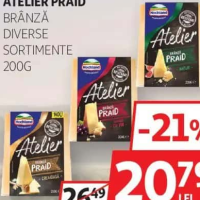 ATELIER PRAID BRÂNZĂ DIVERSE SORTIMENTE 200G