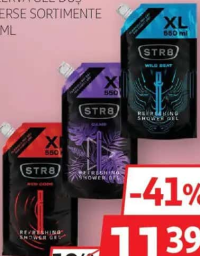 STR8 Rezervă Gel Duș Diverse Sortimente 550ml
