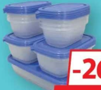 ACTUEL Set 13 caserole de plastic