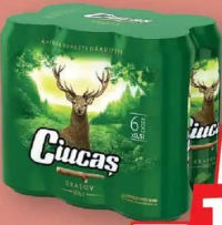 Ciucaș Bere blondă doză 6x0.5L