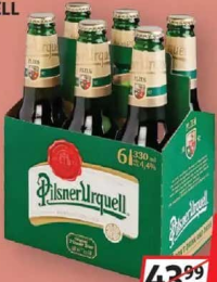 Pilsner Urquell Bere blondă sticlă 6x0.33L
