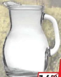 Uniglass Carafă Din Sticlă 1l