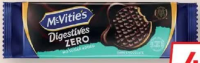 McVitie's Digestives Zero Biscuiți Digestivi cu Ciocolată Neagră Fără Zahăr Adăugat 150g