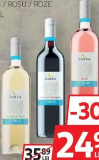 Zarea 0% Băutură Necarbogazoasă Alb / Roșu / Roze 0.75L
