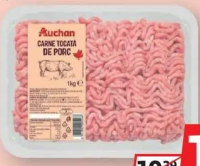 Auchan Carne tocată porc 1kg