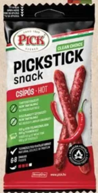 Pick Cârnați stick picanți/clasic 60g