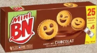 BN Mini Biscuiți sandviș cu cremă cu aromă de ciocolată/căpșune 175g