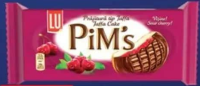 LU Pim's Biscuiți cu jeleu de vișine/portocală și glazură de ciocolată 147 g