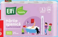 Hârtie igienică Elfi 24 role 3 straturi