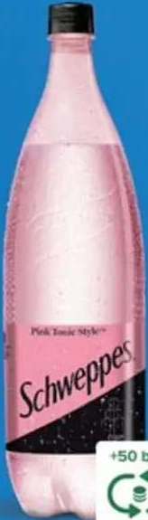 Schweppes Băutură carbogazoasă 1.5 L, Pink Tonic/Bitter-lemon/Kinley/Mandarine/vișine-piper