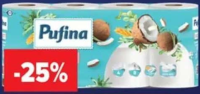 Pufina Hârtie igienică 8 role, 4 straturi