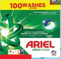 Ariel Detergent de rufe capsule Mountain Spring 100 buc