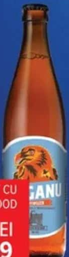 Bere artizanală nefiltrată de grâu Zăganu Hefeweizen 0.5 L