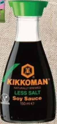 Kikkoman Sos soia puțin sărat 150ml