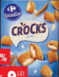 Carrefour Sensation Cereale umplute cu cremă de lapte 400 g