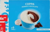 Carrefour Classic Înghețată cu frișcă și ciocolată 6 x 50 g