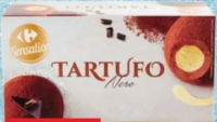 Carrefour Sensation Înghețată Tartufo cu ciocolată și cremă de lapte 2 x 80 g