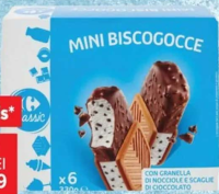 Carrefour Classic Înghețată cu ciocolată și alune 6 x 55 g