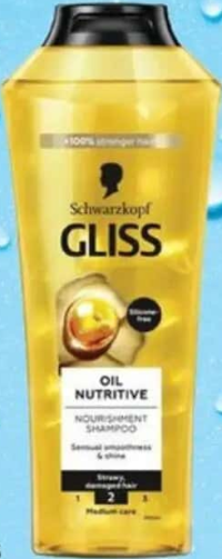 Schwarzkopf Gliss Șampon Oil nutritive 400 ml