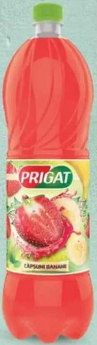 Prigat băutură necarbogazoasă căpșuni-banane/cireșe-struguri/portocale/piersici 1.75 L