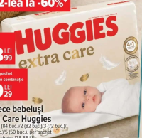 Huggies Scutece bebeluși Extra Care