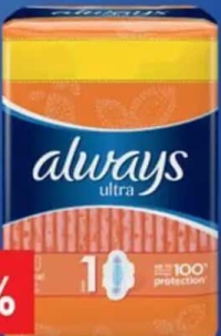 Always Absorbante quatro 20/22/24/26/28/30/32/40 buc.