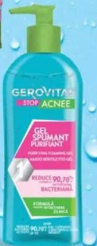 Gel spumant purifiant Gerovital Stop Acnee 150 ml