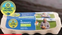Ouă de găini crescute în aer liber Filiera Calității Carrefour mărimea M cod 1 10 buc.