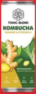 Tonic Blend Kombucha ghimbir-citronela 0.33 L