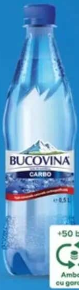 Bucovina Apă 0.5 L, carbogazoasă