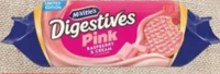 McVitie's Digestives Pink Biscuiți digestivi cu zmeură și frișcă/ciocolată 232g