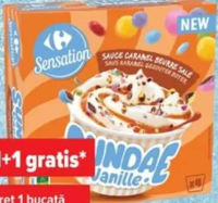 Carrefour Sensation Înghețată Sundae cu caramel sărat 360 ml