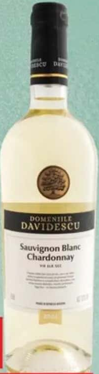 Vin Domeniile Davidescu Sauvignon Blanc Chardonnay / Fetească Neagră 0.75 L