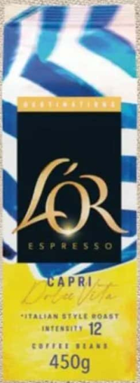 L'OR Cafea boabe Capri Dolce Vita 450 g