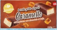 Carrefour Sensation Batoane de înghețată cu caramel 6 x 41.6 g