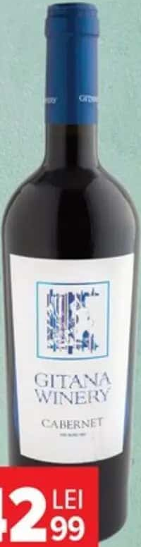 Vin Gitana Reserva Cabernet Sauvignon / Rară Neagră 0.75 L