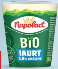 Napolact Iaurt natur Bio 3.8% grăsime 140 g
