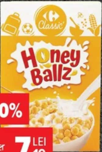 Carrefour Classic Cereale de porumb cu miere 375 g