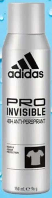 Deodorant spray Adidas Pro Invisible 150 ml