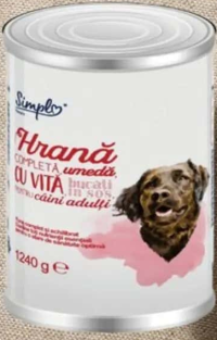 Simpl Hrană umedă pentru câini 1240 g, diverse sortimente