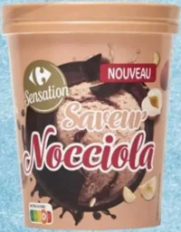 Carrefour Sensation Înghețată cu ciocolată și alune 470 ml