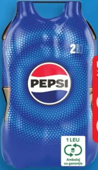 Pepsi Cola regular 2 x 1.5 L, per pachet