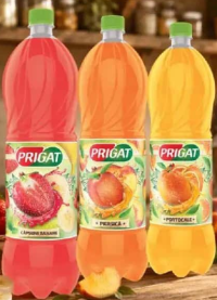 Prigat Banane-Căpșuni / Vișine / Limonadă / Piersică / Portocală 1.75 L