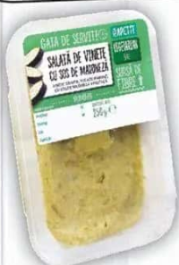 MEGA APETIT SALATĂ DE VINETE CU SOS DE MAIONEZĂ, 250G