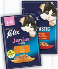 Felix Fantastic Hrană umedă pentru pisici diverse sortimente 85g