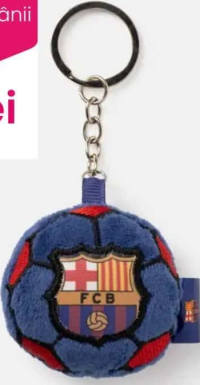 Breloc FC Barcelona în formă de minge