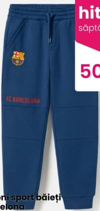 Pantaloni sport băieți FC Barcelona