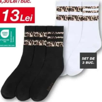 Șosete de tenis pentru femei, set 3 buc.
